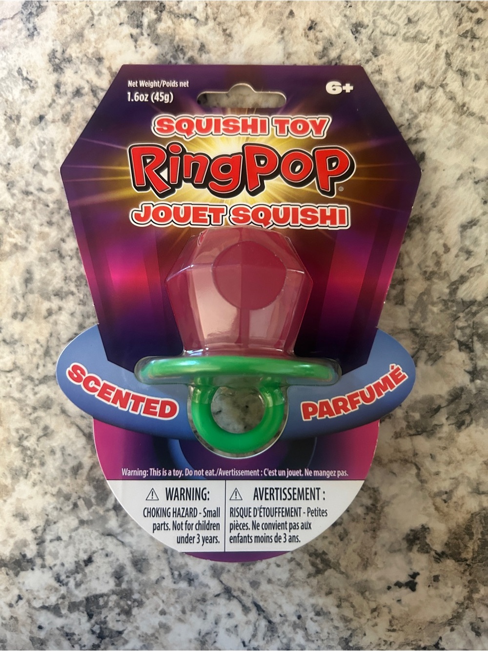 Ring Pop Squishy Fidget Toy
